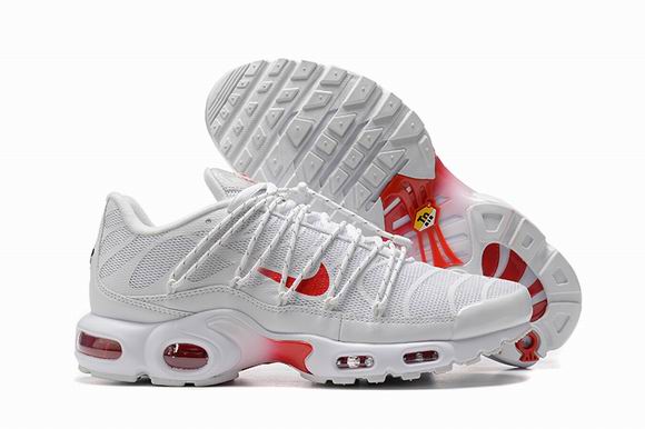 Nike Air Max Plus Utility White Red TN Men's Shoes-155 - Click Image to Close